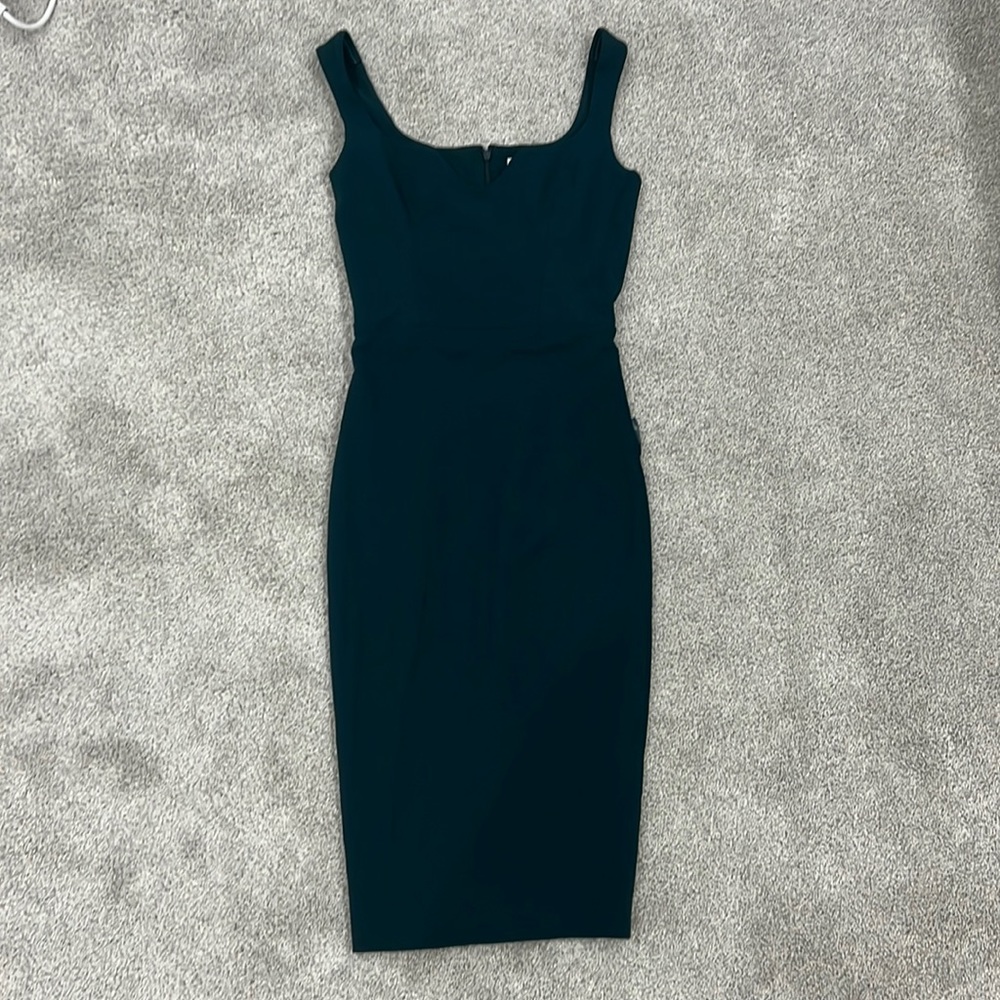 Dress the population. Emerald green dress. NWT